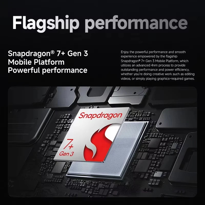 Xiaomi Pad 7 – Version Mondiale, Écran 11,2" 3.2K 144Hz, Snapdragon 7+ Gen 3, Batterie 8850mAh