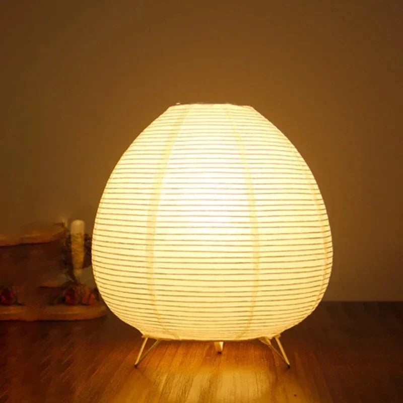 Lanterne Japonaise LED en Papier de Riz – Lampe d’Ambiance Déco