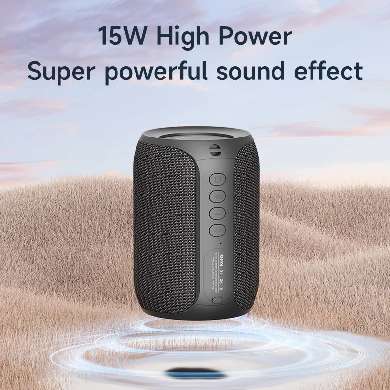Enceinte Bluetooth Puissante Zealot S32 Pro – Basses, LED, Waterproof, Extérieur & Maison