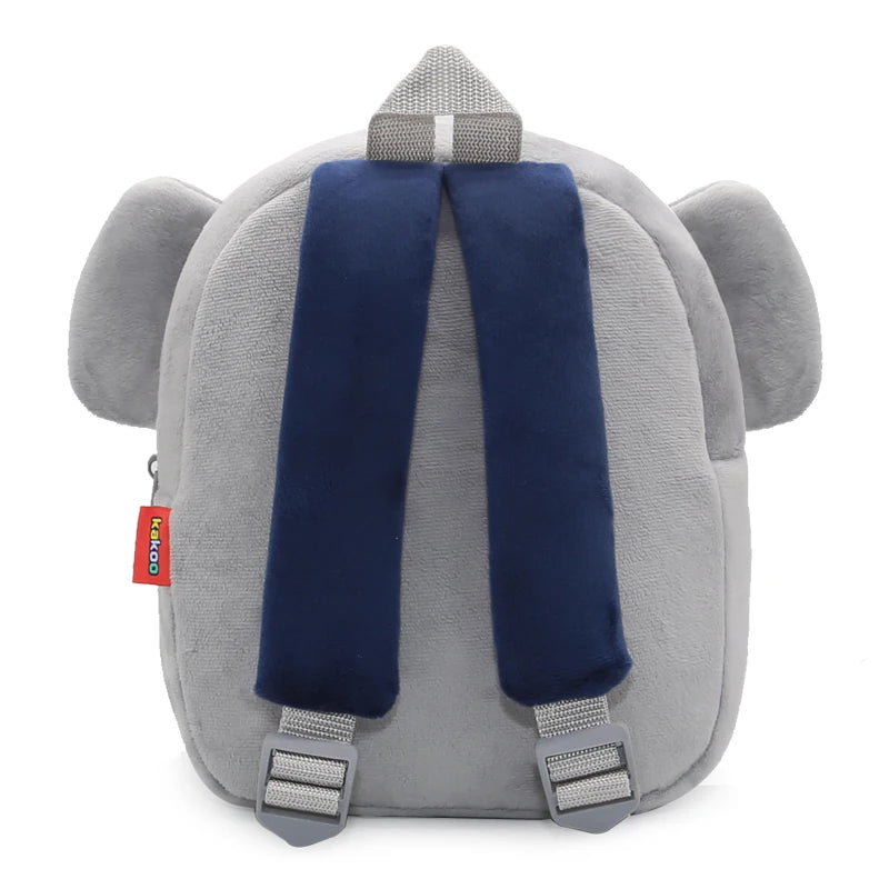 Mini Sac à Dos Éléphant en Peluche – Mixte, Idéal Maternelle & Crèche