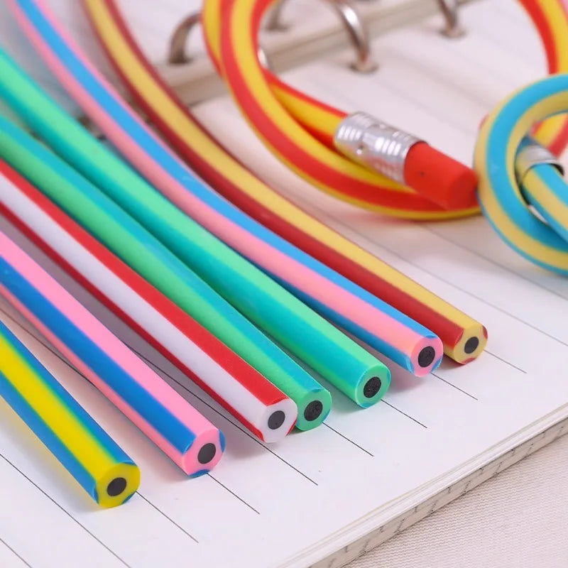 Crayons Flexibles Magiques – Incassables & Pliables – Lot de 1, 3 ou 6 – Taille S, M ou L