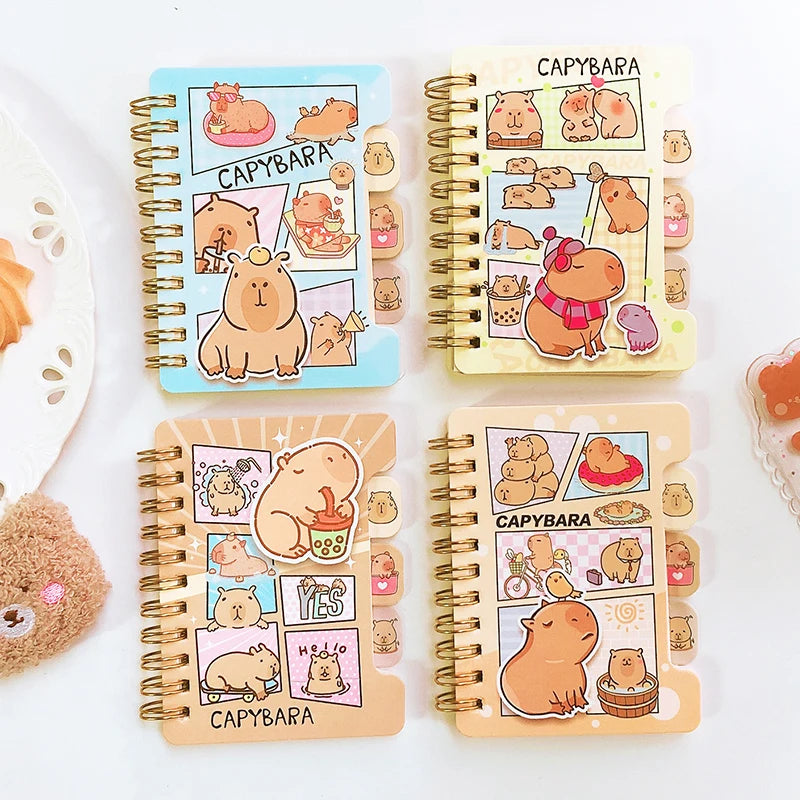 Bloc-notes Kawaii Capybara – Mémo Pad Esthétique, Papier Brouillon, Journal & Agenda