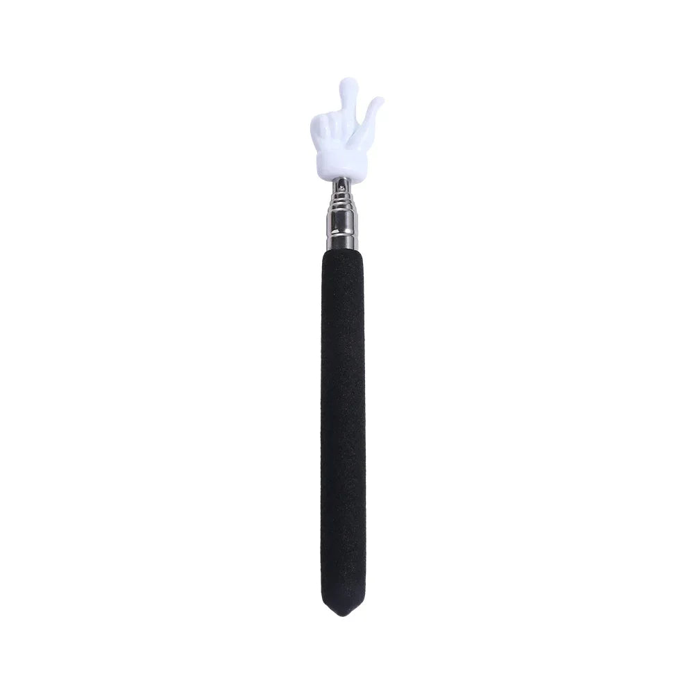 Baguette Télescopique Enseignant – Pointeur Tableau Blanc & TBI, 55 cm, Acier Inox, 8 Coloris ou Lot de 4