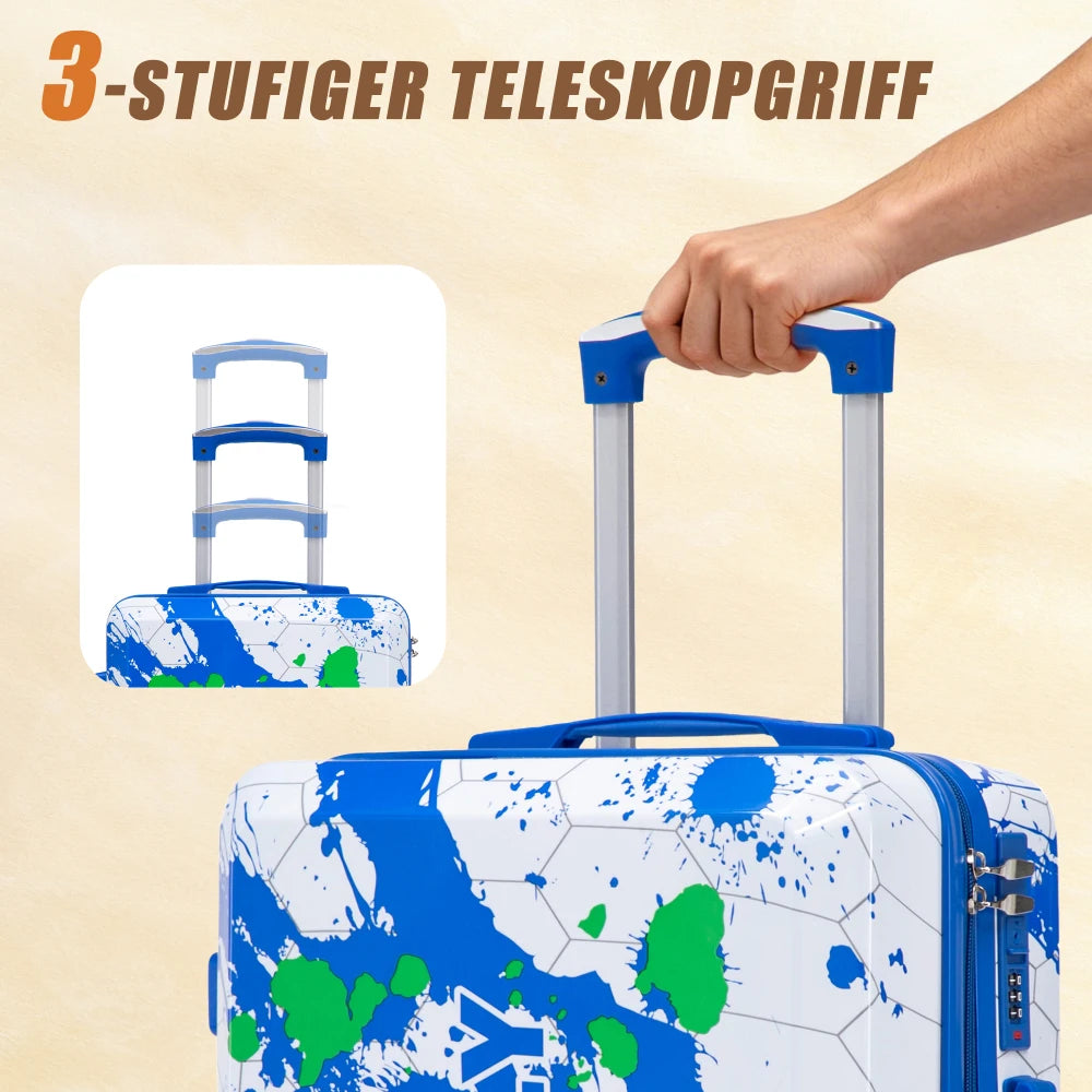Valise à Roulettes LUVCHAIN – Serrure à Combinaison, ABS+PC, 20 ou 28 Pouces, 4 Coloris