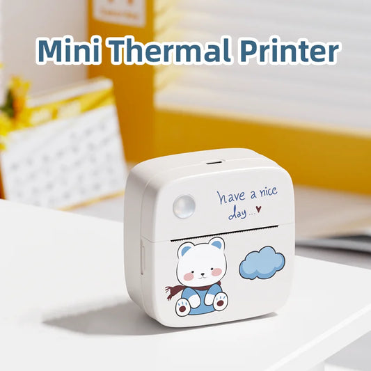 Mini Imprimante Thermique Portable DOLEWA D2 – Bluetooth, Sans Encre, Étiquettes & Photos