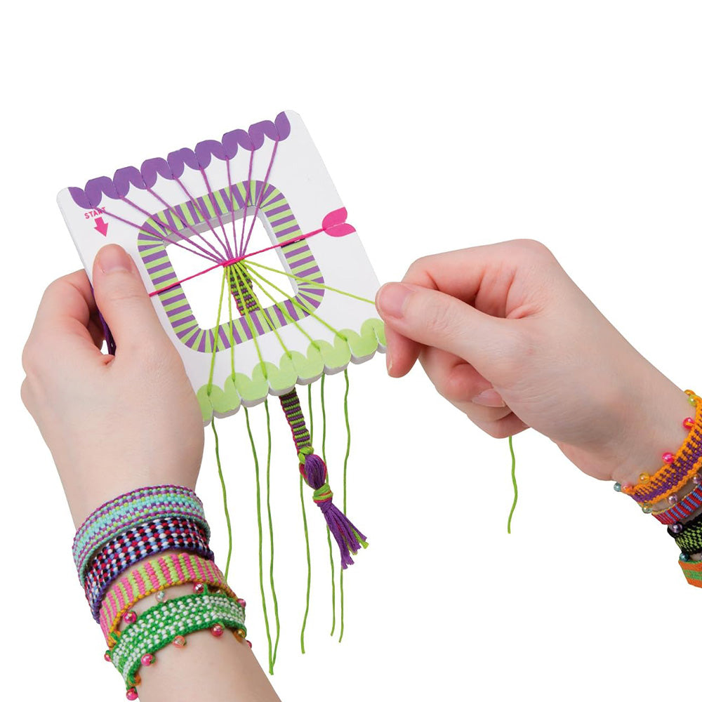 Kit Créatif Fabrication de Bracelets – Perles & Accessoires, Cadeau Fille Dès 6 Ans, Atelier Créatif