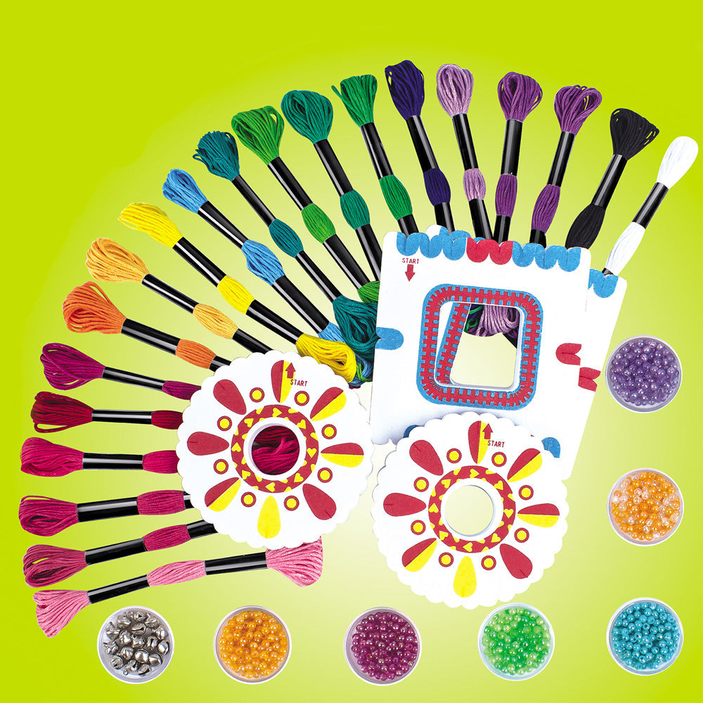 Kit Créatif Fabrication de Bracelets – Perles & Accessoires, Cadeau Fille Dès 6 Ans, Atelier Créatif